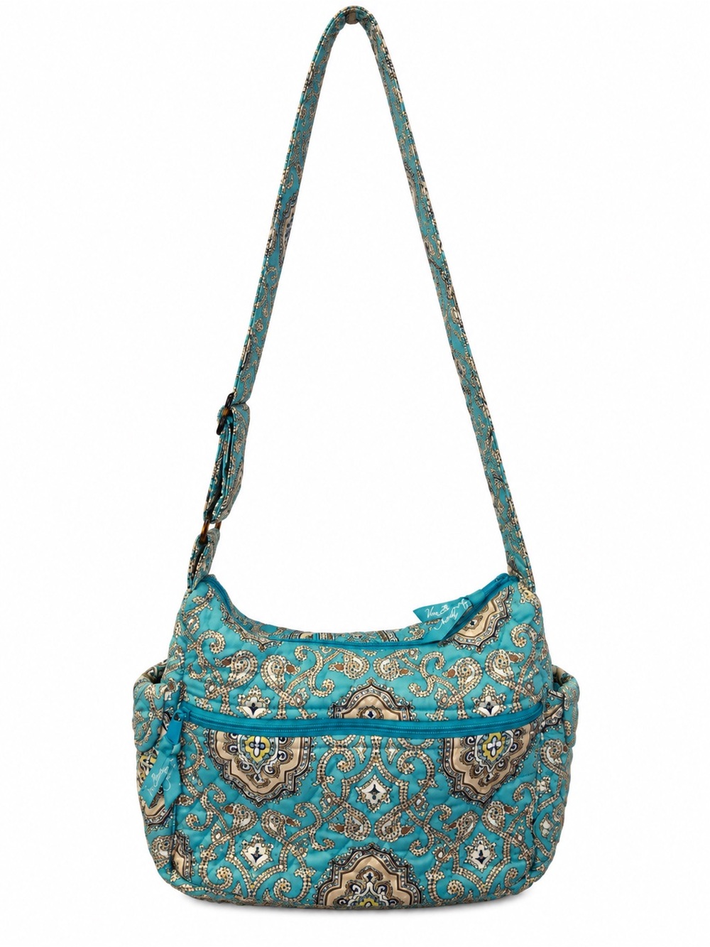 Vera Bradley On the Go Crossbody Totally Turq Retired Paisley Bag